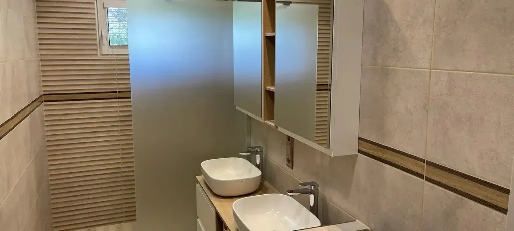 Rekonstrukce koupelny v domě Okál